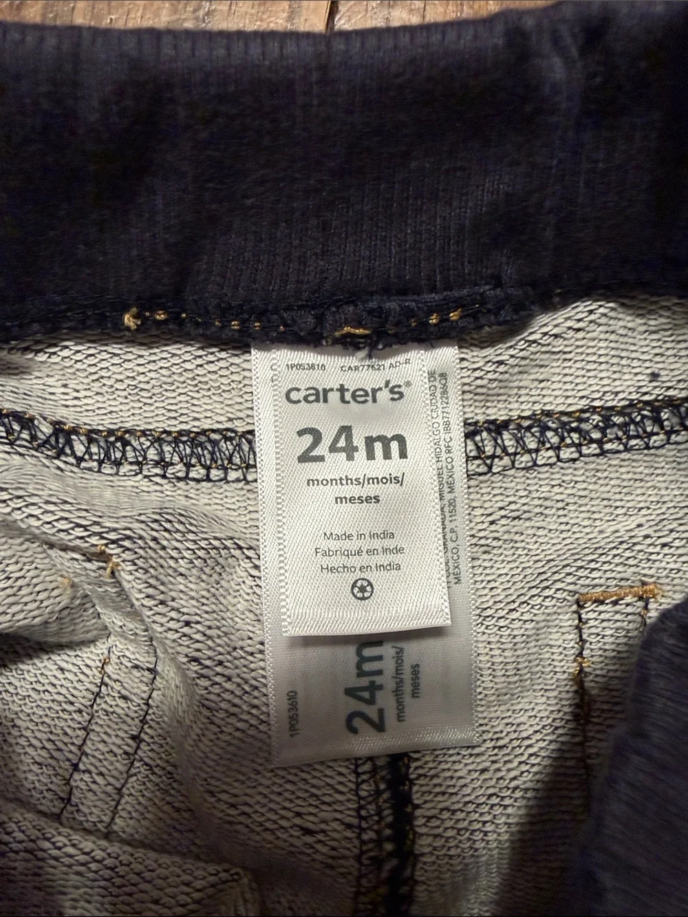 Carter's Navy Joggers & Green Camo Sweatpants